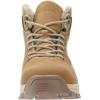 imageWHITIN Mens Waterproof Winter Shoes Snow Boots for Cold Weather Outdoor Hiking Warm Size 11 Fur Leather Ankle Work Insulated Lightweight Russet 45