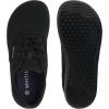 imageWHITIN Mens Wide Canvas Barefoot Sneakers  Zero Drop Sole  Minimalist FootwearW872  Black Knit Upper