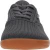 imageWHITIN Mens Wide Canvas Barefoot Sneakers  Zero Drop Sole  Minimalist FootwearW872  Grey Gum Knit Upper