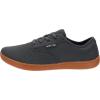 imageWHITIN Mens Wide Canvas Barefoot Sneakers  Zero Drop Sole  Minimalist FootwearW872  Grey Gum Knit Upper