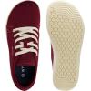 imageWHITIN Mens Wide Minimalist Barefoot Sneakers  Zero Drop Sole  Optimal RelaxationW81 Red Beige