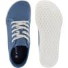 imageWHITIN Womens CanvasLeather Barefoot Shoes  Wide Width Minimalist Sneakers  Classic Fit Low TopW81v2  Canvas Blue Begie