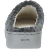imageWHITIN Womens Pillow Warm Slippers with Outdoorfriendly Cushioned SoleBlack Grey