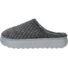 imageWHITIN Womens Pillow Warm Slippers with Outdoorfriendly Cushioned SoleBlack Grey