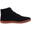imageWHITIN Womens Wide HighTop Canvas Barefoot Sneakers  Minimalist StreetReady Fit  ComfortForward Ankle SupportW823  Black Gum