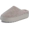 imageWHITIN Womens Pillow Warm Slippers with Outdoorfriendly Cushioned SoleTaupe