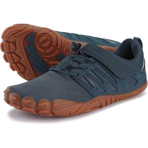 imageWHITIN Mens Minimalist Trail Runner  Wide Toe Box  Barefoot InspiredGrey Gum
