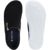 imageWHITIN Mens Wide Toe Box Slip on Barefoot Shoes  Minimalist Sneakers  Zero Drop SoleW863  Black White