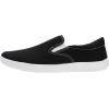 imageWHITIN Mens Wide Toe Box Slip on Barefoot Shoes  Minimalist Sneakers  Zero Drop SoleW863  Black White