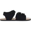 imageWHITIN Womens Barefoot Sandals  Minimalist Effortless Flat Slides  Ground FeelB12  Black Beige