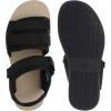 imageWHITIN Womens Barefoot Sandals  Minimalist Effortless Flat Slides  Ground FeelB12  Black Beige