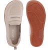 imageWHITIN Womens Round Toe Slip On Penny Loafers  Wide Width Barefoot Flats with Breathable KnitKhaki