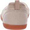 imageWHITIN Womens Round Toe Slip On Penny Loafers  Wide Width Barefoot Flats with Breathable KnitKhaki
