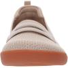 imageWHITIN Womens Round Toe Slip On Penny Loafers  Wide Width Barefoot Flats with Breathable KnitKhaki