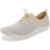 imageWHITIN Amphibious Water Shoes MenWomen  Versatility Aqua Socks  LowProfile SliponZ21  Beige