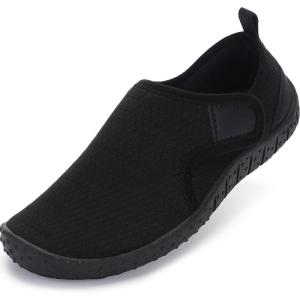 imageWHITIN LittleBig Kids Shore Explorer Water Shoes  BoysGirls Aqua Socks  Barefoot FreestyleZ1k2  Black