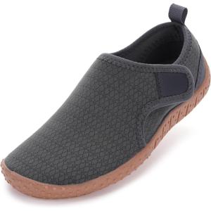 imageWHITIN LittleBig Kids Shore Explorer Water Shoes  BoysGirls Aqua Socks  Barefoot FreestyleZ1k2  Grey Gum