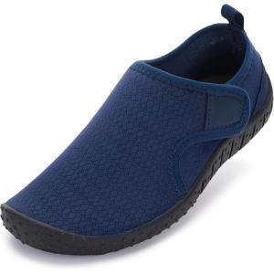 imageWHITIN LittleBig Kids Shore Explorer Water Shoes  BoysGirls Aqua Socks  Barefoot FreestyleZ1k2  Navy Blue