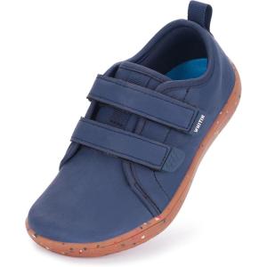 imageWHITIN ToddlerBoysGirls Barefoot Shoes  Kids Wide Width Minimalist Sneakers  Classic Canvas  Supports Natural Foot GrowthW8k5  Blue Multi