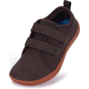 imageWHITIN ToddlerBoysGirls Barefoot Shoes  Kids Wide Width Minimalist Sneakers  Classic Canvas  Supports Natural Foot GrowthW8k5  Brown Gum