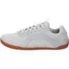 imageWHITIN Womens Wide Barefoot Sneakers  Retro TrackInspired Trainer  Zero Drop LifestyleBeige Grey