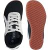 imageWHITIN Womens Wide Barefoot Sneakers  Retro TrackInspired Trainer  Zero Drop LifestyleBlack Gum