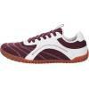 imageWHITIN Womens Wide Barefoot Sneakers  Retro TrackInspired Trainer  Zero Drop LifestyleWine Gum