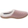 imageWHITIN Women Cozy Fuzzy Knitted Slipper Warm Slip On House Shoes with Orthotic Arch Support Size 9 Plantar Fasciitis Soft Female Clogs Pink 40