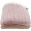 imageWHITIN Women Cozy Fuzzy Knitted Slipper Warm Slip On House Shoes with Orthotic Arch Support Size 9 Plantar Fasciitis Soft Female Clogs Pink 40