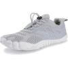 imageWHITIN Mens Minimalist Trail Running Shoes  Wide Toe Box  Optimal BarefootFeelW20 Light Grey