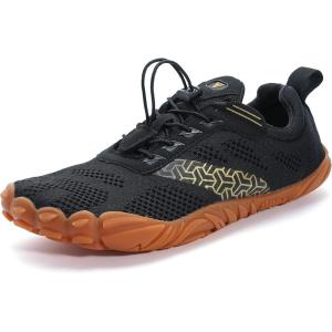 imageWHITIN Mens Minimalist Trail Running Shoes  Wide Toe Box  Optimal BarefootFeelW20 Blackgum