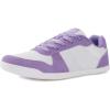 image:imageWHITIN Womens Wide Toe Box Barefoot Shoes  Zero Drop  Fashion Patchwork Design SneakerPurple