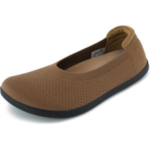 image:imageWHITIN Womens Barefoot Ballet Flats  Wide Toe Box  Zero Drop SoleBrown