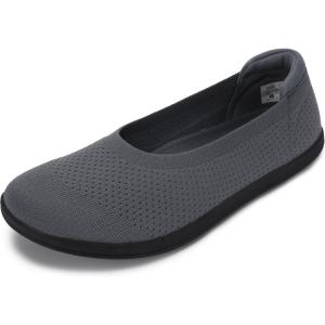 image:imageWHITIN Womens Barefoot Ballet Flats  Wide Toe Box  Zero Drop SoleDark Grey