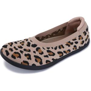 image:imageWHITIN Womens Barefoot Ballet Flats  Wide Toe Box  Zero Drop SoleLeopard