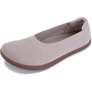image:imageWHITIN Womens Barefoot Ballet Flats  Wide Toe Box  Zero Drop SoleNude