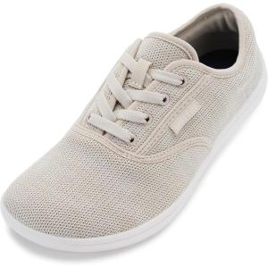 image:imageWHITIN Womens Wide Toe Box Minimalist Barefoot Shoes  Zero Drop SoleW872  Beige