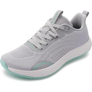 image:imageWHITIN Womens Width Zero Drop Running Shoes  Wide Toe Box Tennis SneakerLight Grey