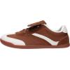 image:imageWHITIN Wide Toe Box Barefoot Shoes for Women  Fashion Tennis Sneakers  Trendy FoldOver TongueW618  Brown