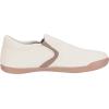 image:imageWHITIN Womens Wide Barefoot Shoes  Elastic VDetail Classic SlipOn  Minimalist Walking SneakersBeige Brown