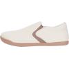 image:imageWHITIN Womens Wide Barefoot Shoes  Elastic VDetail Classic SlipOn  Minimalist Walking SneakersBeige Brown