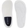 image:imageWHITIN Womens Wide Barefoot Shoes  Elastic VDetail Classic SlipOn  Minimalist Walking SneakersWhite
