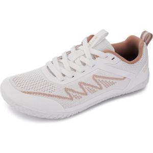 image:imageWHITIN Womens Barefoot Shoes  Wide Toe Box Athleisure SneakersW702pink White