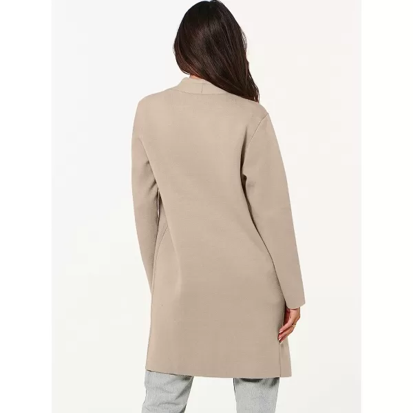 imageANRABESS Cardigan Sweater for Women Casual 2023 Fall Fashion Clothes Classy Long Sleeve Open Front Knit CoatiganGray