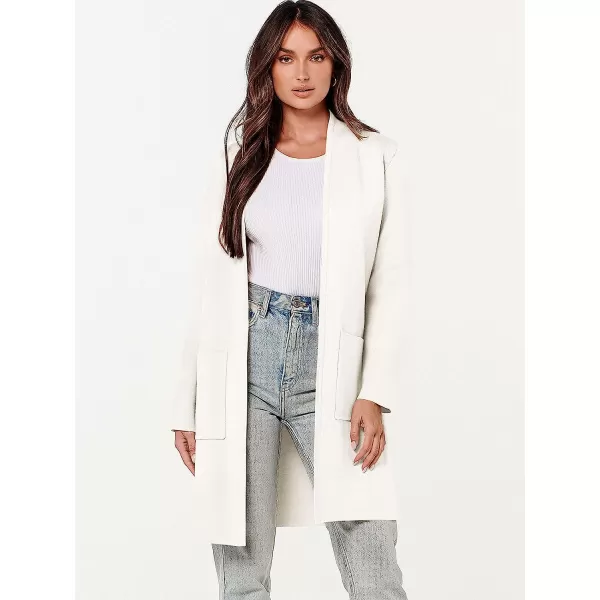 imageANRABESS Cardigan Sweater for Women Casual 2023 Fall Fashion Clothes Classy Long Sleeve Open Front Knit CoatiganOffwhite