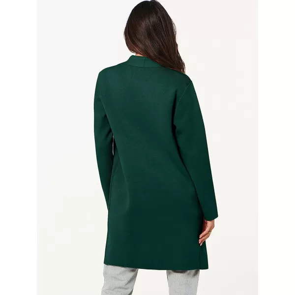 imageANRABESS Cardigan Sweater for Women Casual 2023 Fall Fashion Clothes Classy Long Sleeve Open Front Knit CoatiganOpal Green