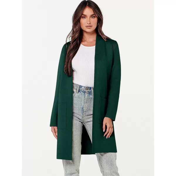imageANRABESS Cardigan Sweater for Women Casual 2023 Fall Fashion Clothes Classy Long Sleeve Open Front Knit CoatiganOpal Green