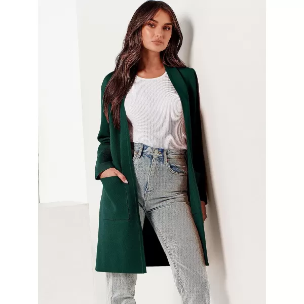 imageANRABESS Cardigan Sweater for Women Casual 2023 Fall Fashion Clothes Classy Long Sleeve Open Front Knit CoatiganOpal Green