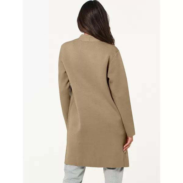 imageANRABESS Cardigan Sweater for Women Casual 2023 Fall Winter Fashion Coat Long Sleeve Open Front Knit Coatigan ClothesKhaki