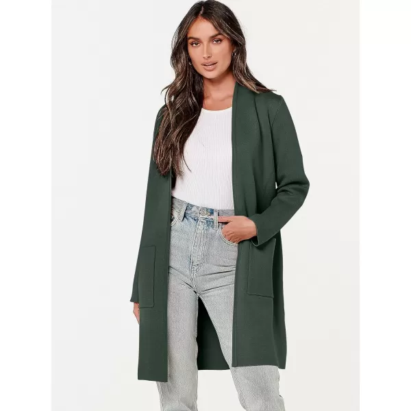imageANRABESS Cardigan Sweater for Women Casual 2023 Fall Winter Fashion Coat Long Sleeve Open Front Knit Coatigan ClothesLake
